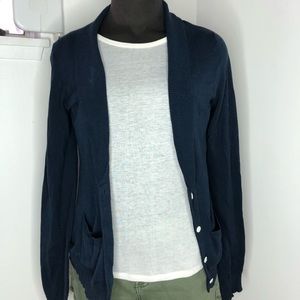 Obey Cardigan Navy Size Small